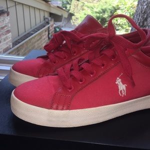 red polo ralph lauren sneakers
